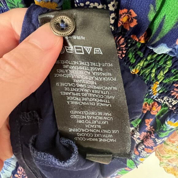 Anthropologie Maeve Ondine Maxi Dress Floral Print Garden Scandi Girl Summer Sun - Picture 8 of 15